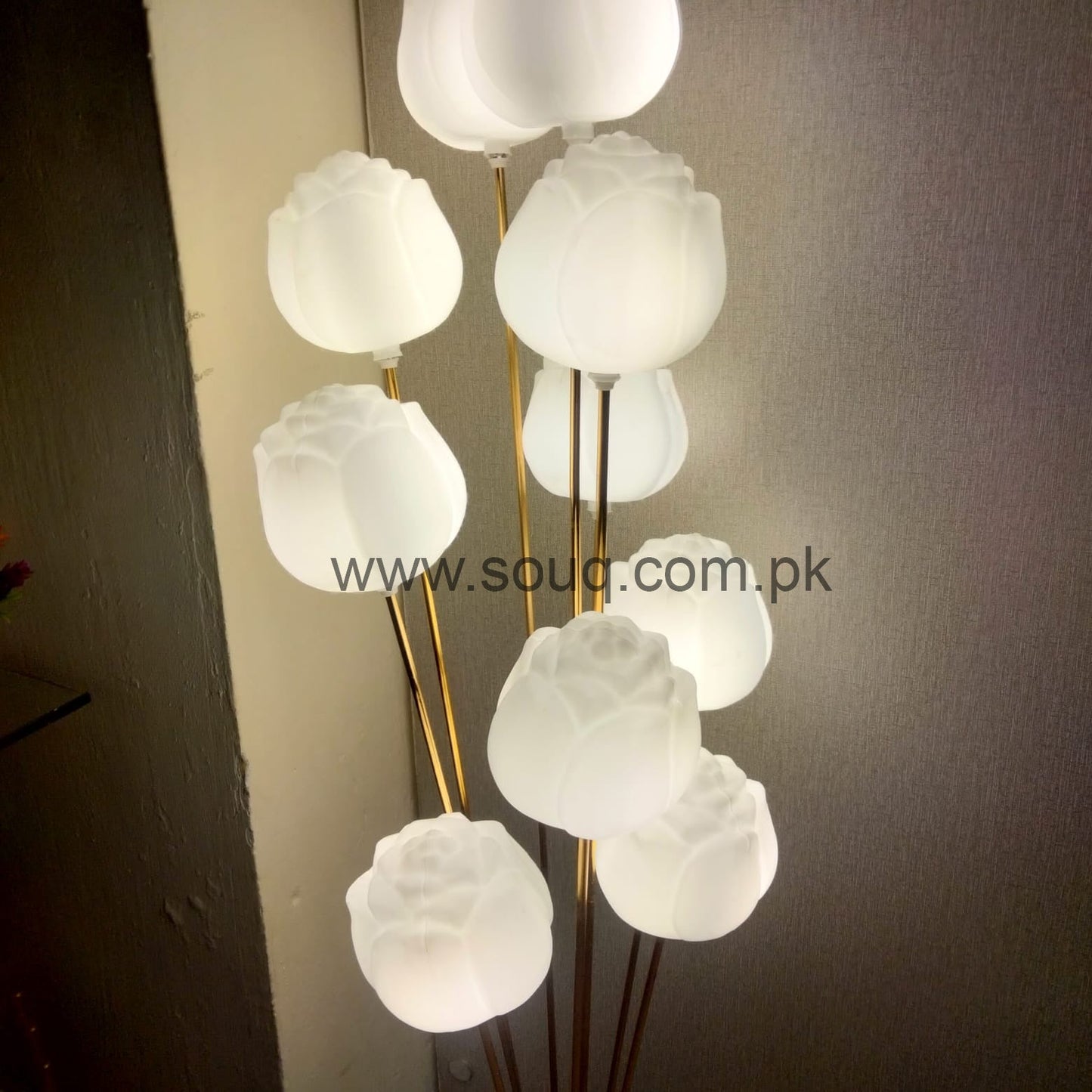 Antique Style Corner Golden stand Lamps - Home decoration Lamps
