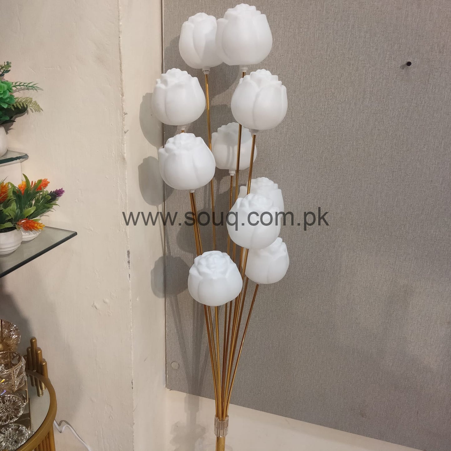 Antique Style Corner Golden stand Lamps - Home decoration Lamps