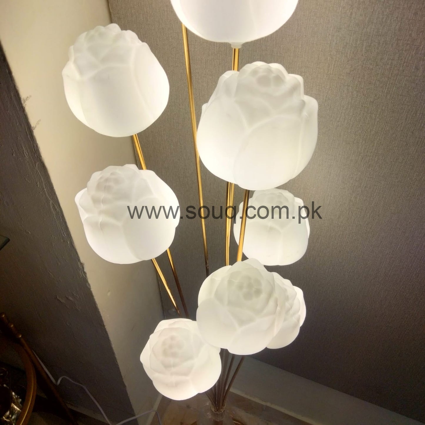 Antique Style Corner Golden stand Lamps - Home decoration Lamps