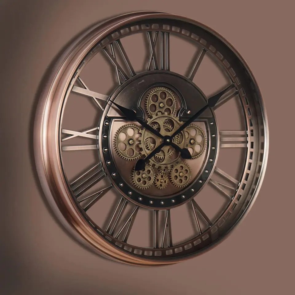 Retro Antique Wall Decor Clock - Vintage Silent Timepiece