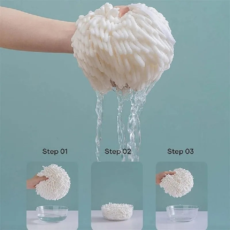 Microfibre Round Hand Towel