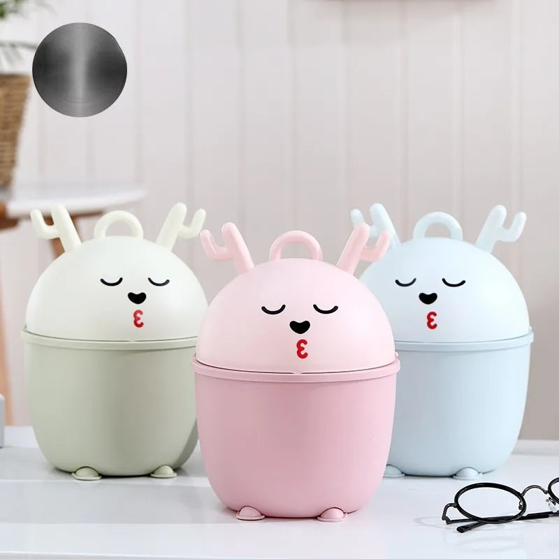 Cartoon Desktop Trash Can (Dustbin)