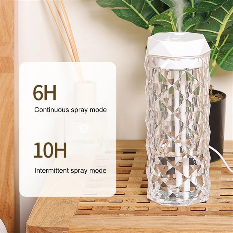 7-Color Light changing Cool Mist Humidifier - 1000 Ml room diffuser