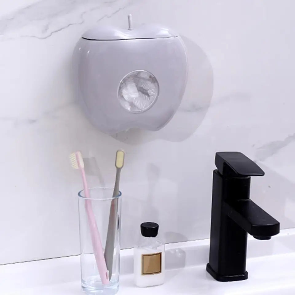 apple shape wall mounted plastic packaging storage box