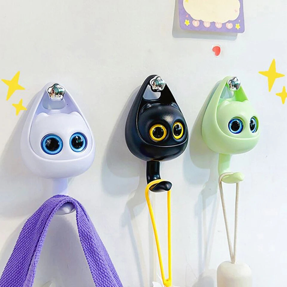 Cute Cat Key Storage Hook