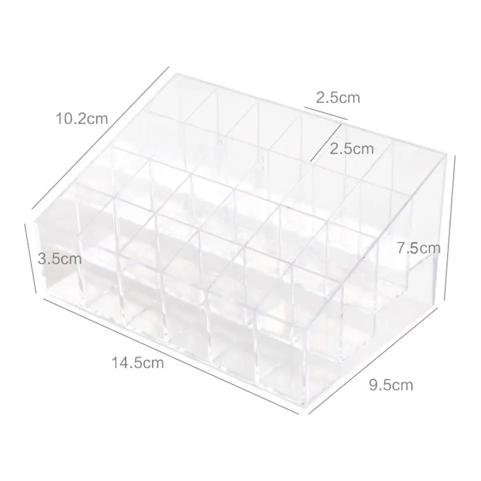 Lipstick Holder, 24 Grid Organizer