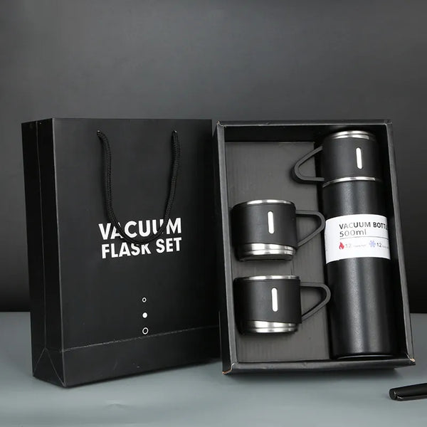 Vacuum Flask Stainless Steel Thermos Cups Set (500ML)
