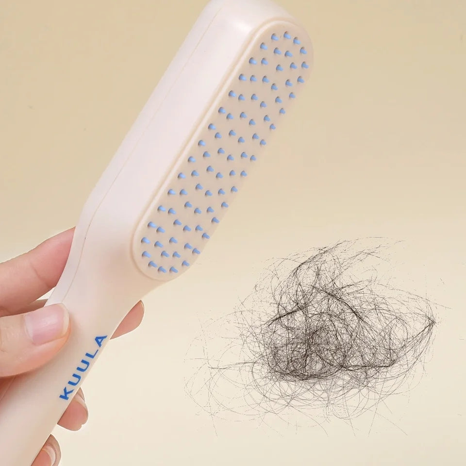 Multipurpose Self Cleaning Hairbrush