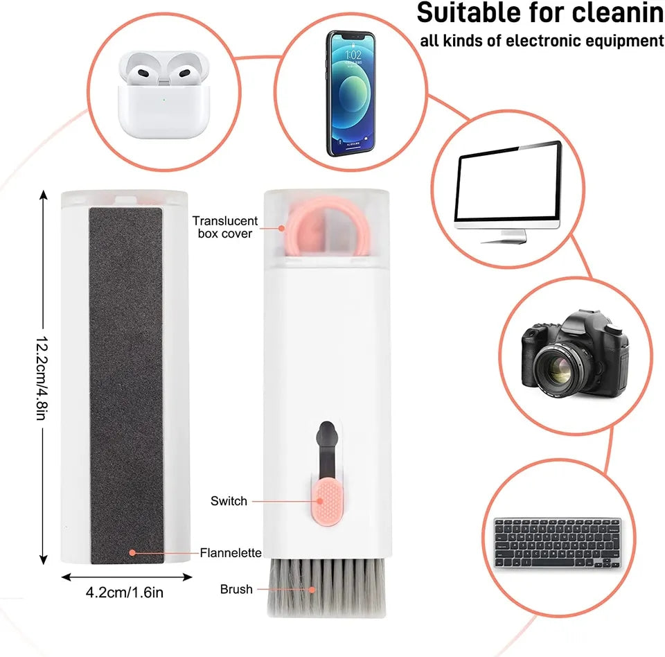 7 in 1 computer keyboard cleaner headphone cleaning kit mobile cleaning kit