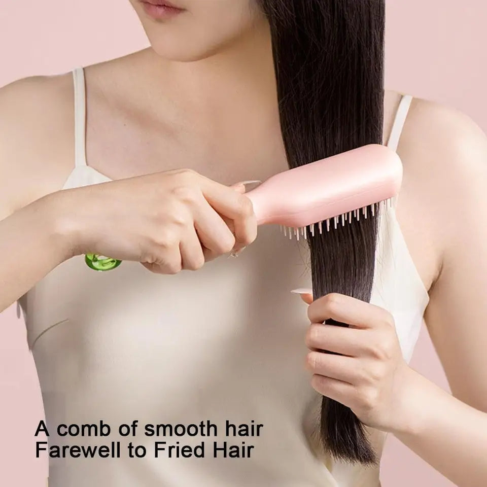Multipurpose Self Cleaning Hairbrush