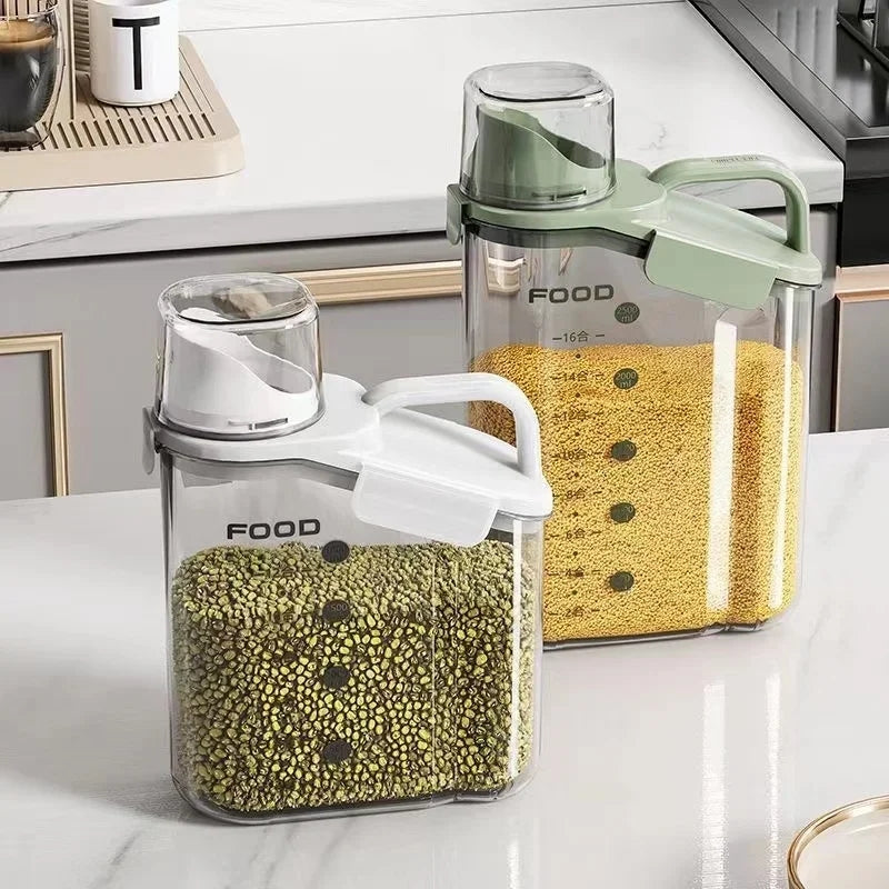 Acrylic food storage jars