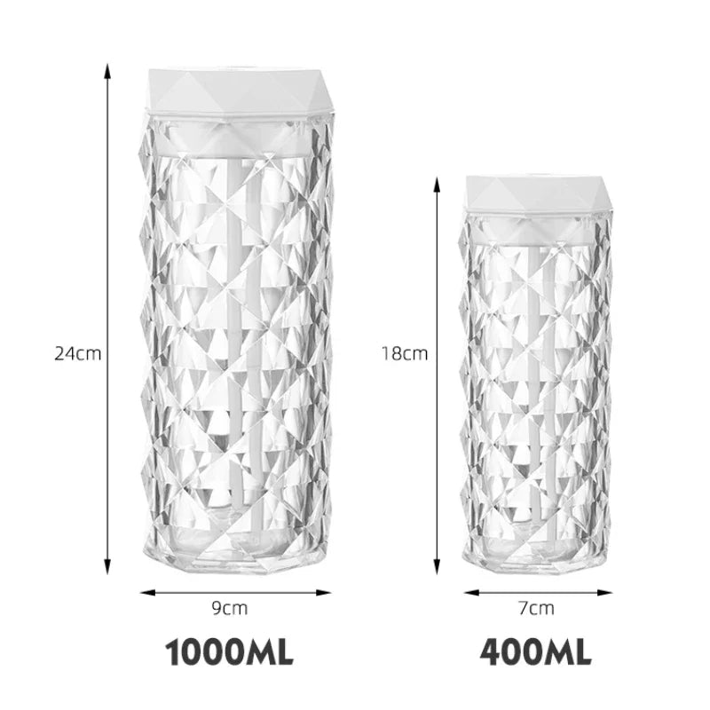7-Color Light changing Cool Mist Humidifier - 1000 Ml room diffuser