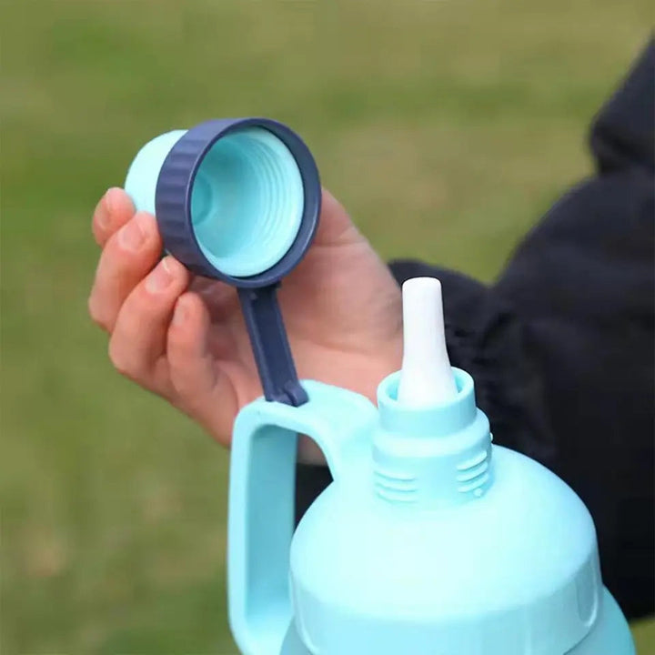 Double shade multi color 1800ml water bottle