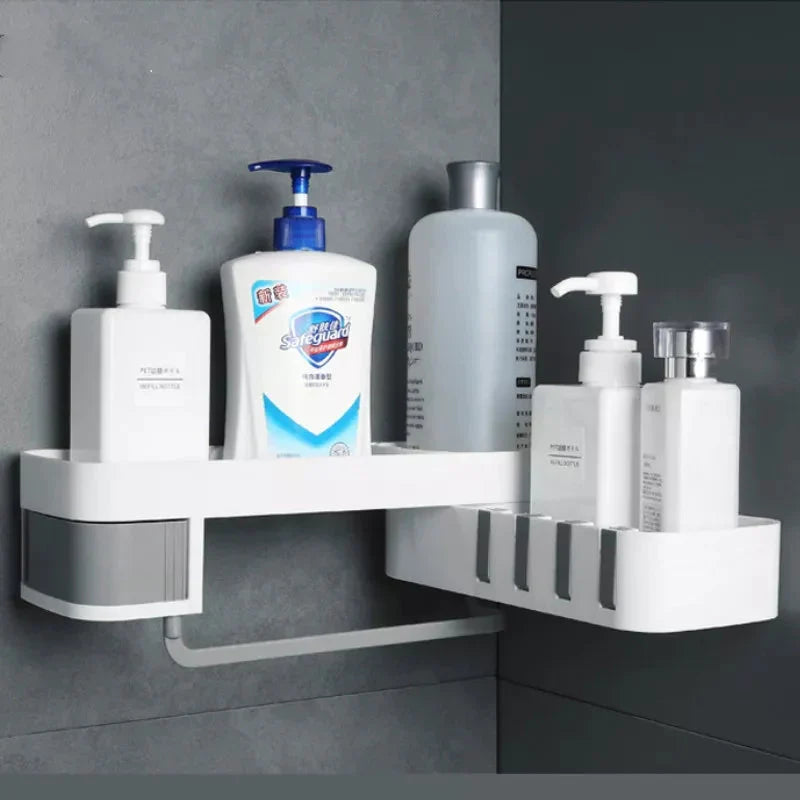 Wall mounted multi purpose self for bathroom and kitchen