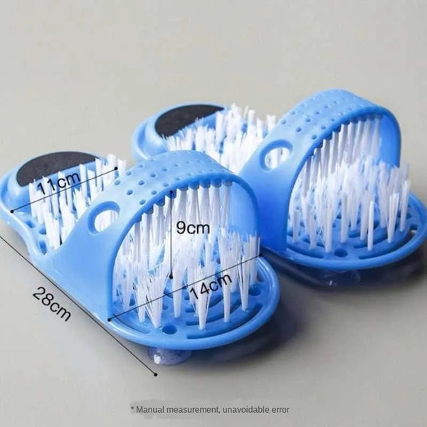 Pastic material foot scrubber
