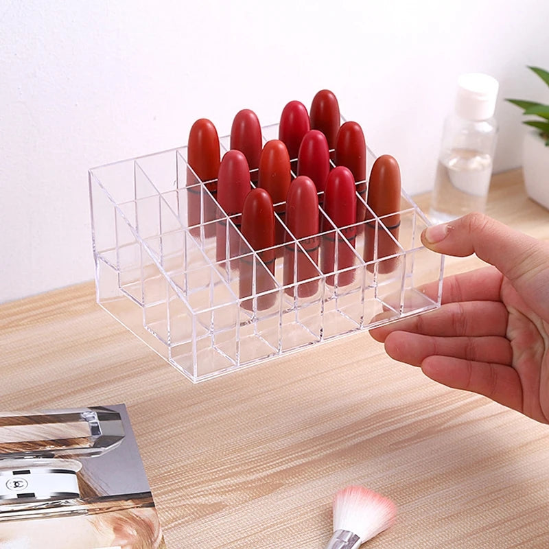 Lipstick Holder, 24 Grid Organizer