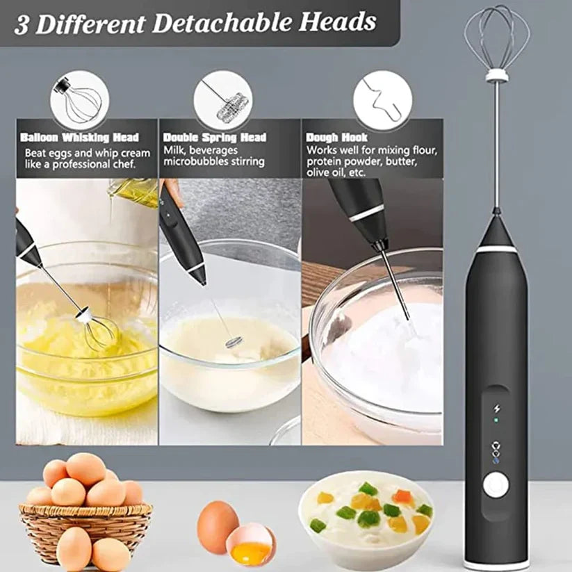 USB operated coffee and egg beater