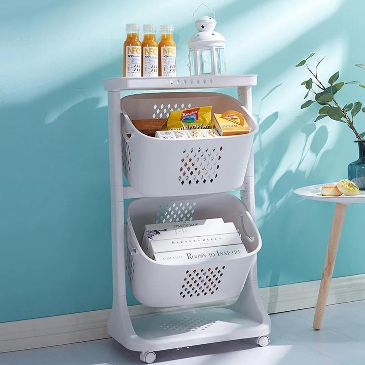Kitchen vegetables basket stand