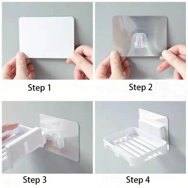 Wall mounted soap holder