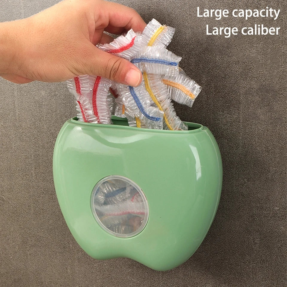 apple shape wall mounted plastic packaging storage box
