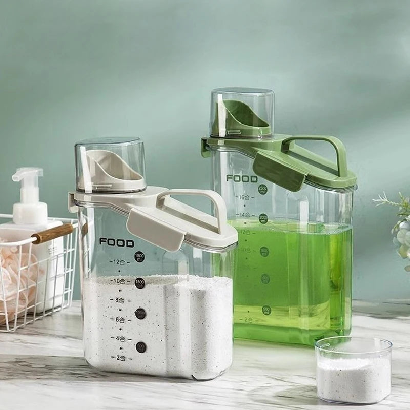 Acrylic food storage jars