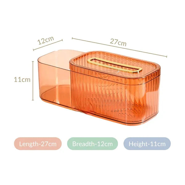 2 in 1 tissue plus pen holder