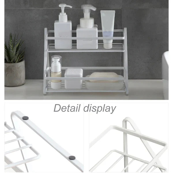Double layer shelf rack - Two layer kitchen rack