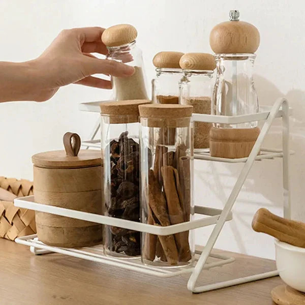 Double layer shelf rack - Two layer kitchen rack