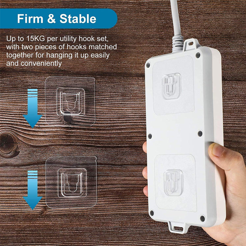 Multifunction Double Sided Adhesive Wall Mounted Hook