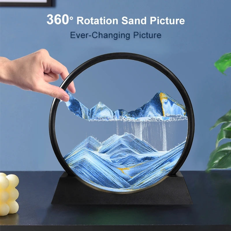3D Moving Sand Art Home Decor