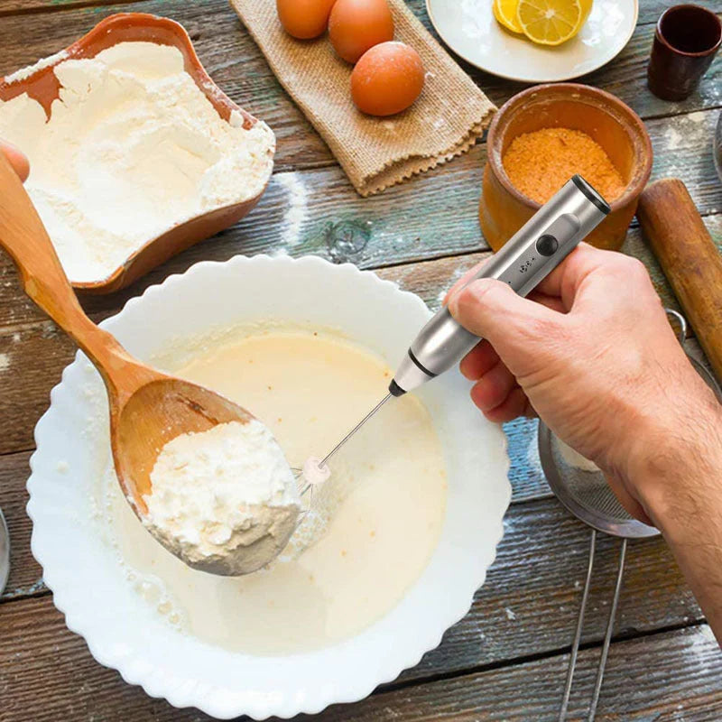 USB operated coffee and egg beater