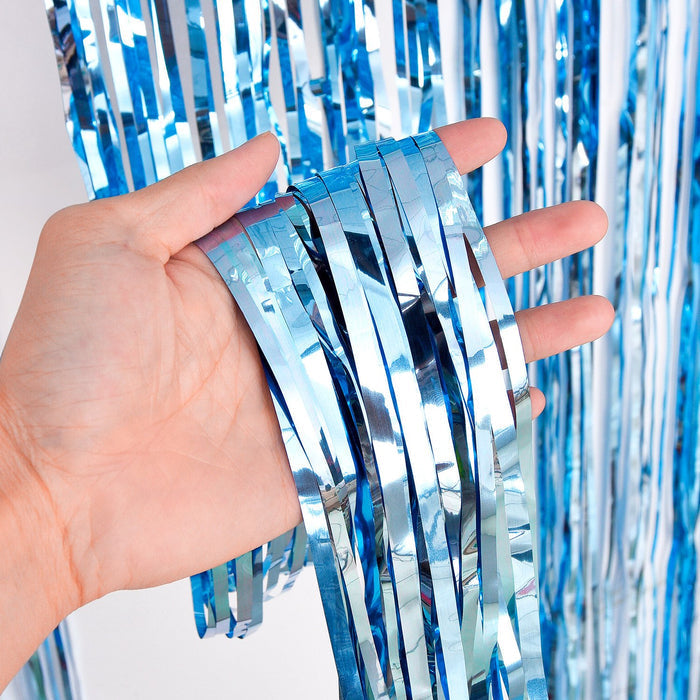 Foil curtain in different colors