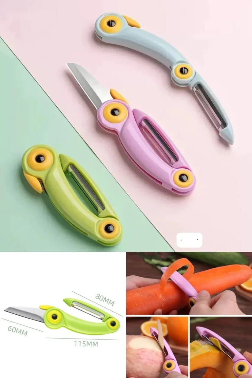 2 in 1 fruit peeling and cutting knife