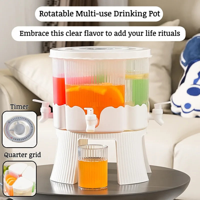 Juice dispenser with stand