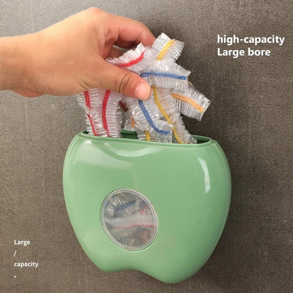 apple shape wall mounted plastic packaging storage box