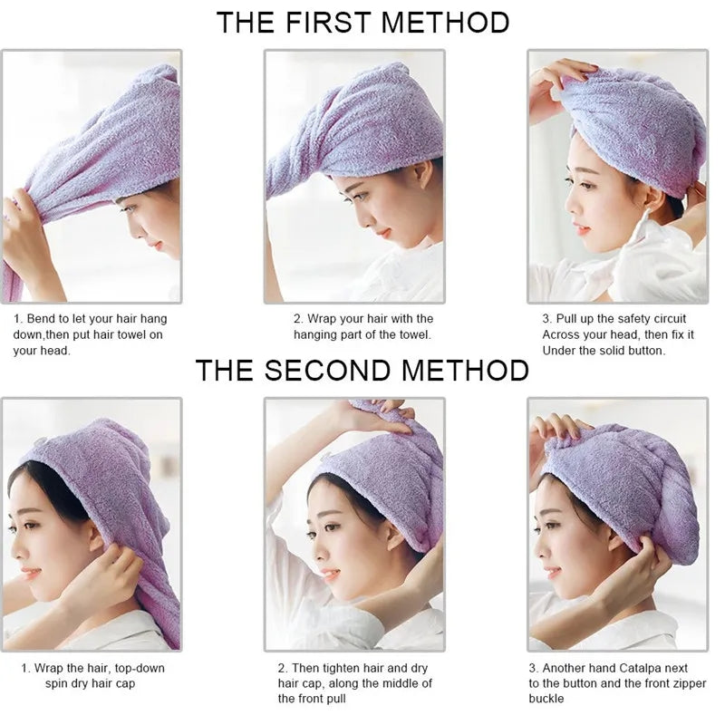 Microfiber Dry Hair Towel