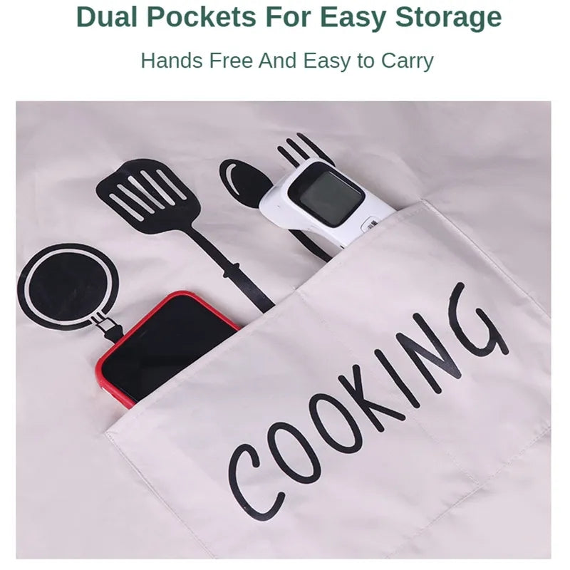 Kitchen water proof apron adjustable for women and men