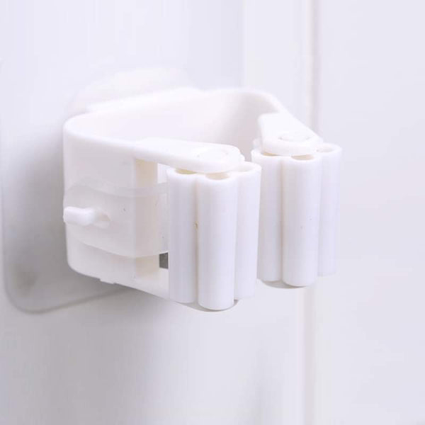 Wall mounted brush holder
