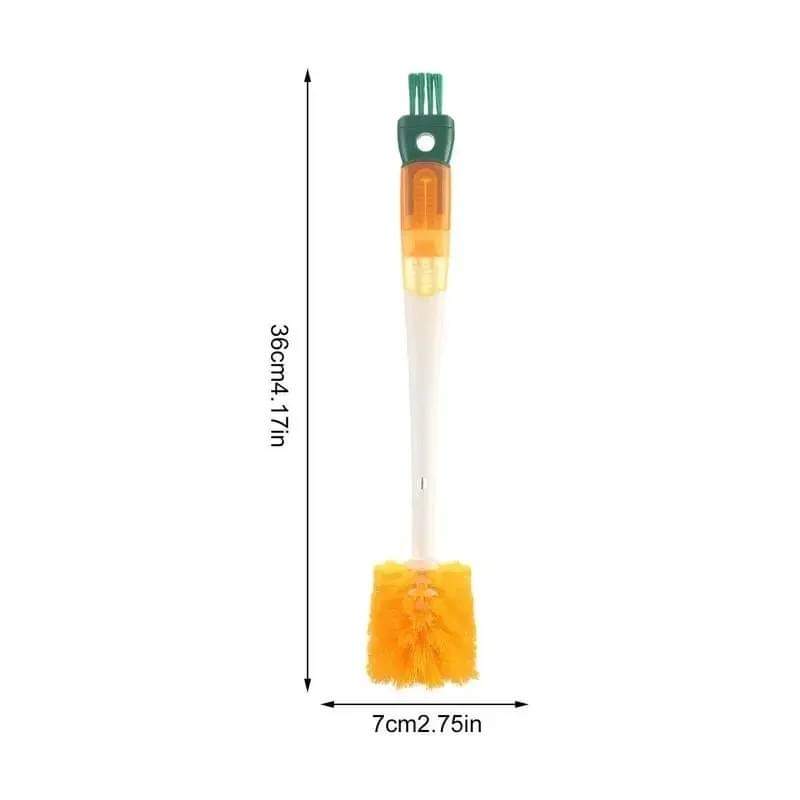 5 In 1 Long Handle Bottle Cleaning Brush