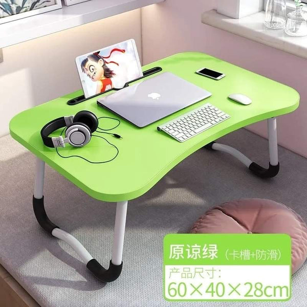 Foldable laptop table in wooden