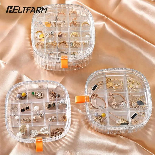 Acrylic transparent jewellery organizer