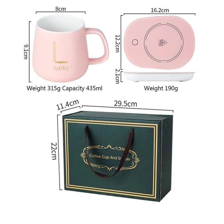Heating pad mug set In box packing