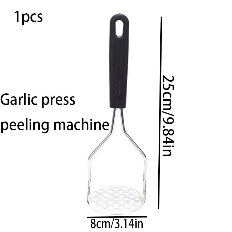 Manual potatoes and garlic masher