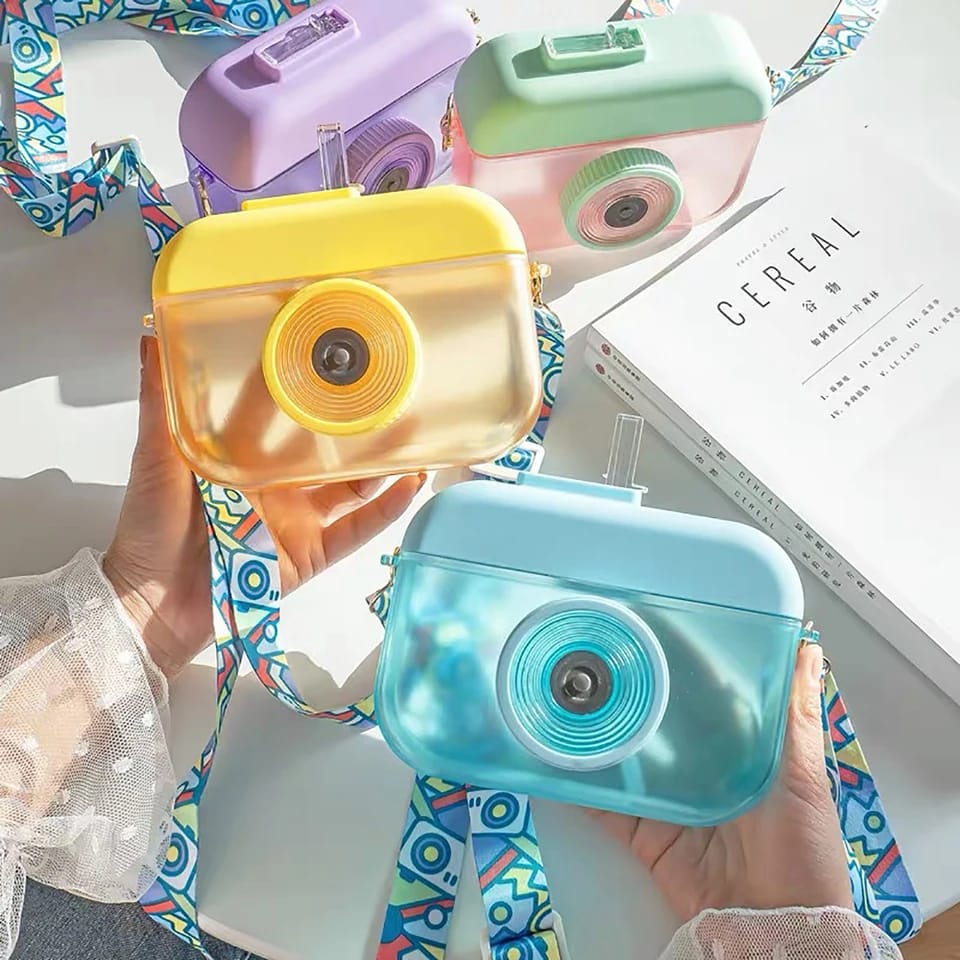 Camera Shape Watter Bottle 400ML Capacity