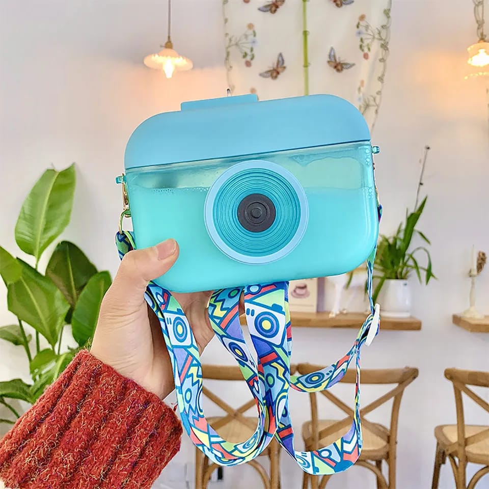Camera Shape Watter Bottle 400ML Capacity