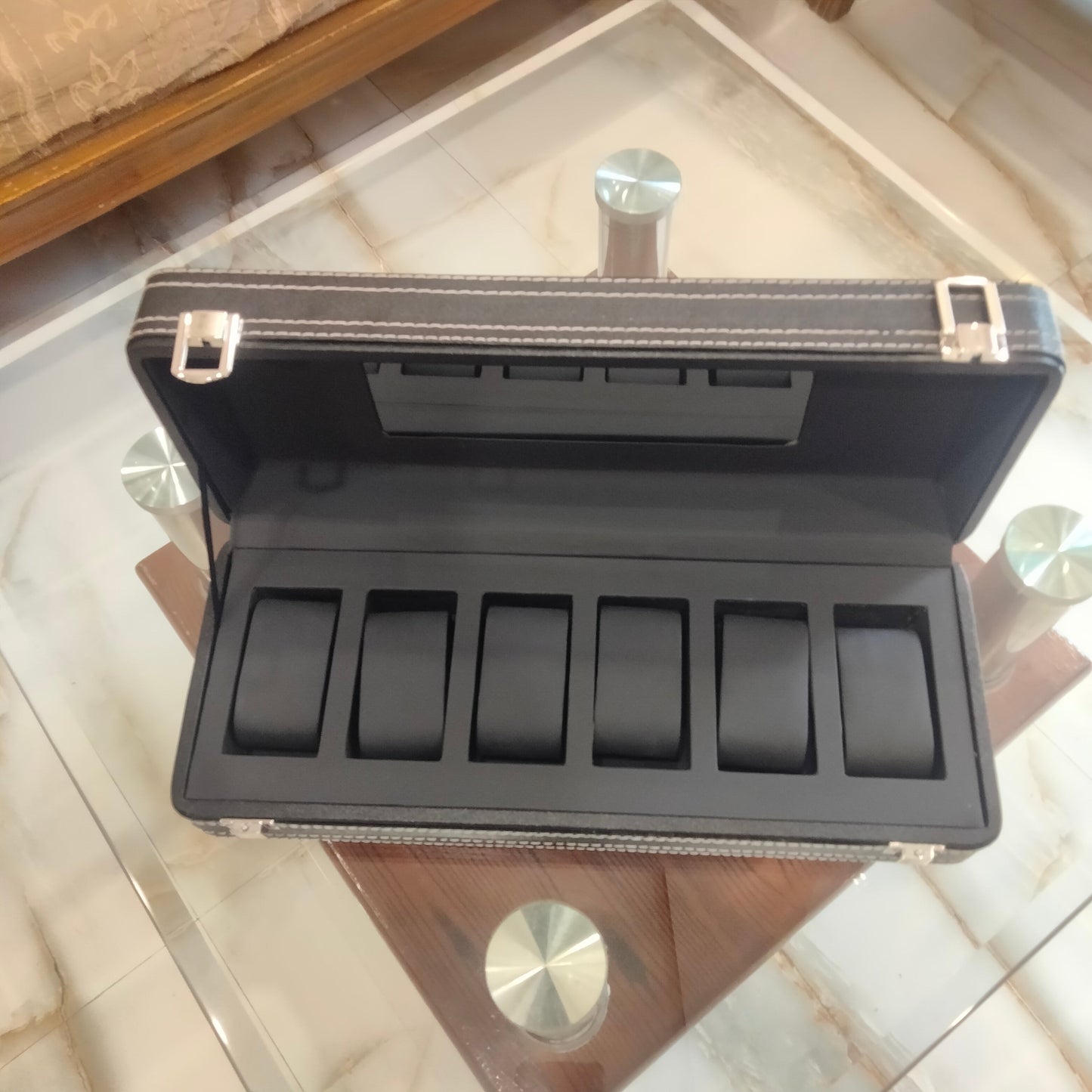 Premium Quality PU leather watch display box or watch organizer