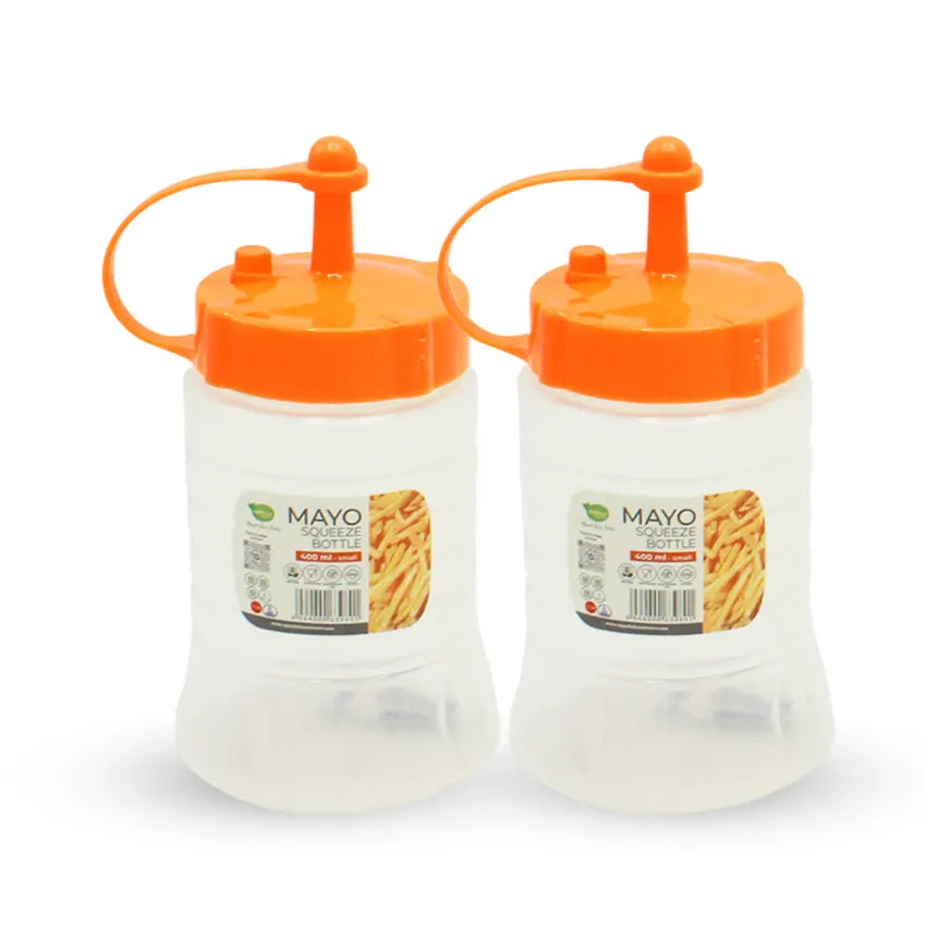 Mayo Squeeze Bottle Small - (400ml) Orange
