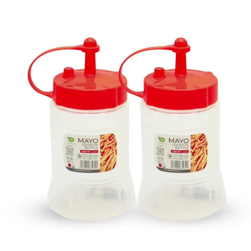 Mayo Squeeze Bottle Small - (400ml) Red