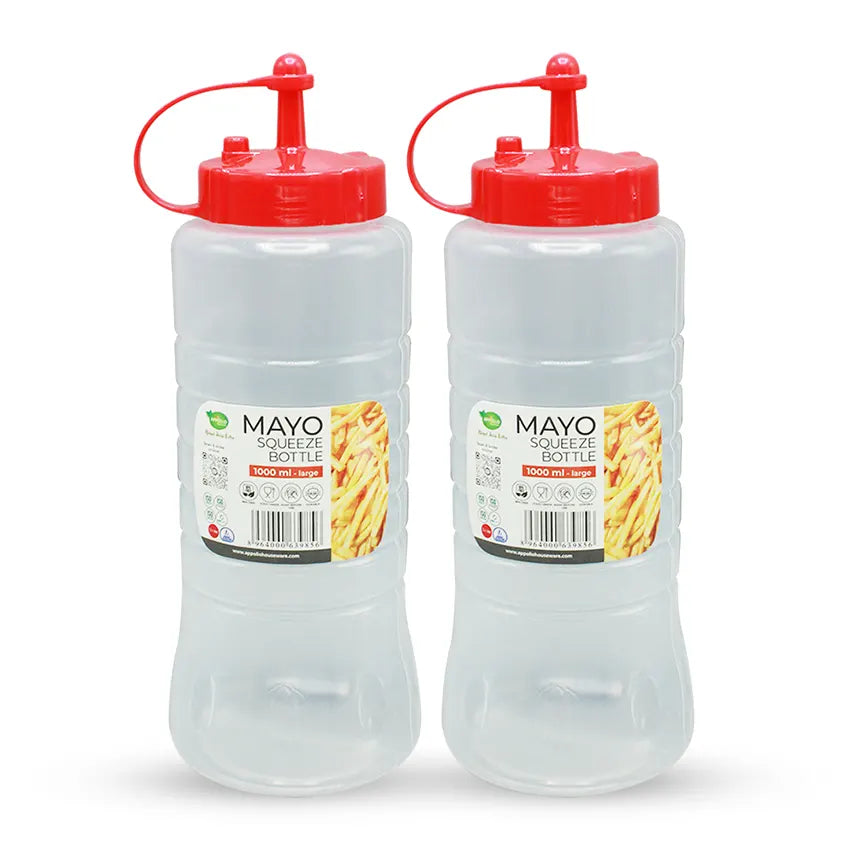 Mayo Squeeze Bottle Medium - (600ml) Red