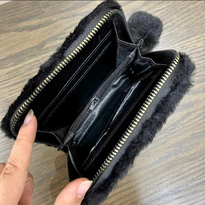 Fur unicorn wallet